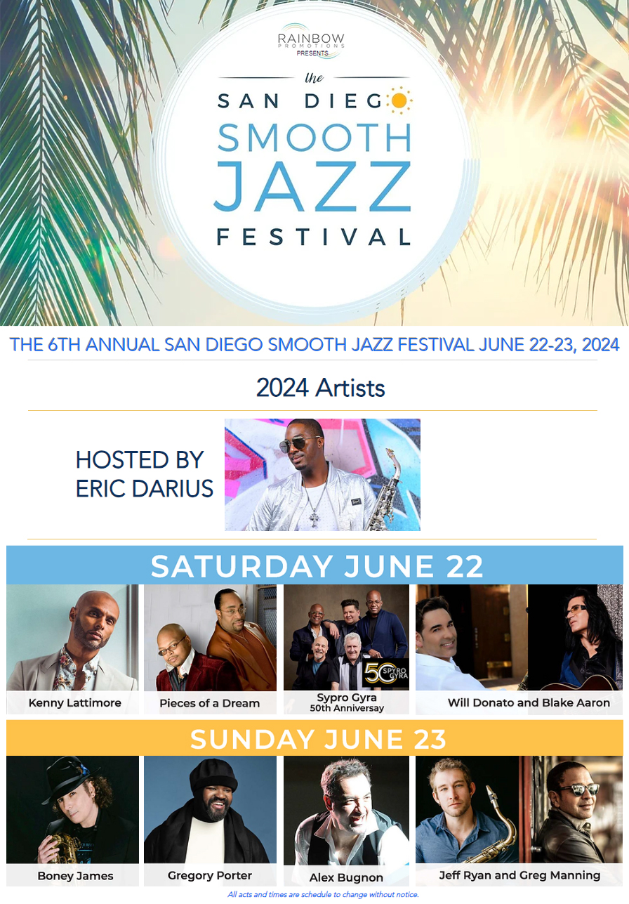 San Diego Jazz Fest flyer